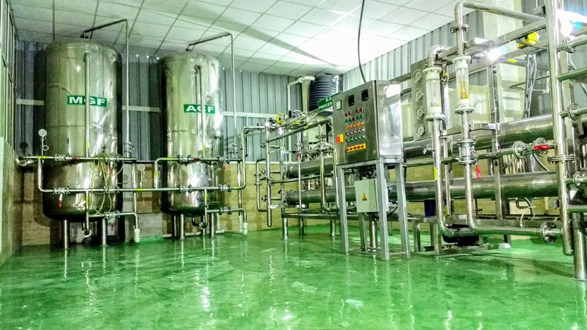 Mineral water plant setup for XYZ Bottlers